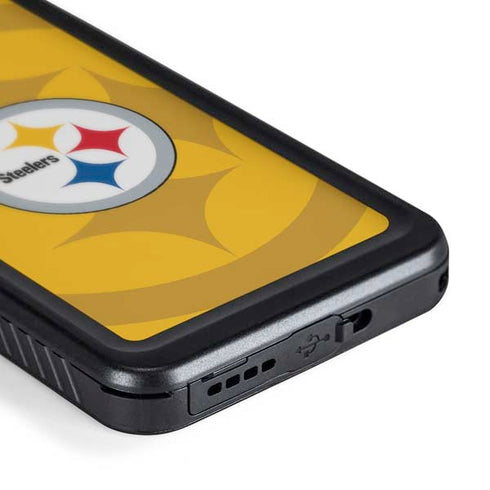 NFL Pittsburgh Steelers Double Vision Galaxy S24 Plus Waterproof Case